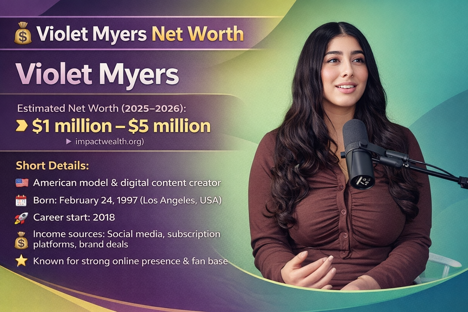 Violet Myers Net Worth