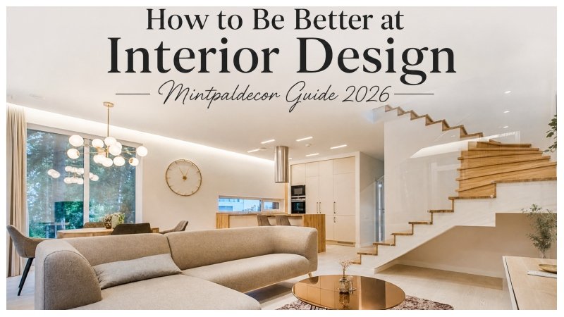 How to Be Better at Interior Design Mintpaldecor