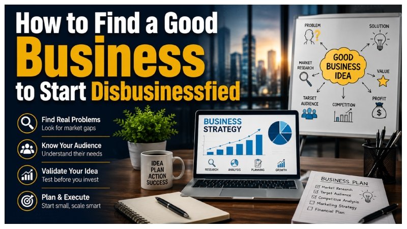 How to Find a Good Business to Start Disbusinessfied